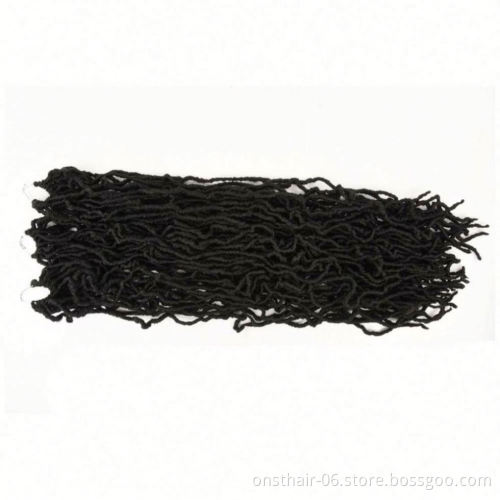 MYZYR Crochet Braids Synthetic Crochet Braids Ombre Braiding Hair Faux Locks Bohemian Faux Locs Curly ALL Colors >=60% 36 Inch